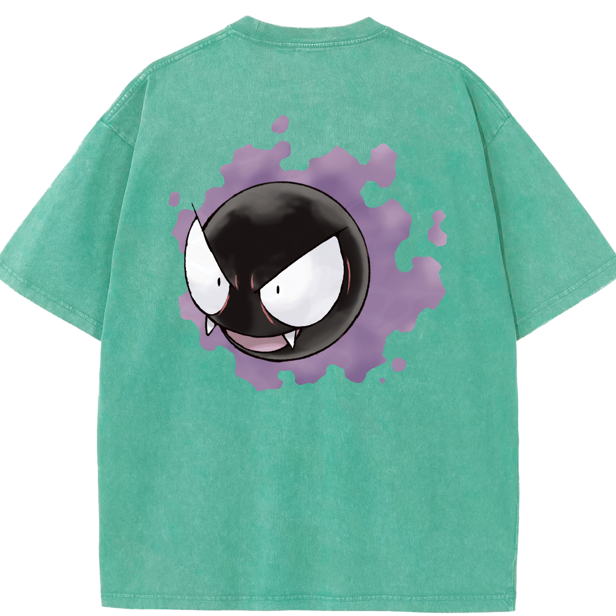 （画像用） ポケットモンスター Pokémon 綿100% ヴィンテージ風 半袖Tシャツ（背面プリント）